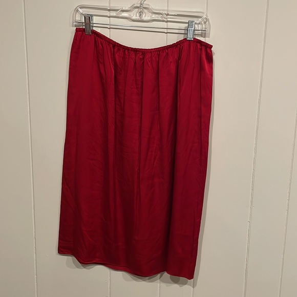 Vintage Red Velvet Top + Scarf and Skirt/Liner - Picture 11 of 16